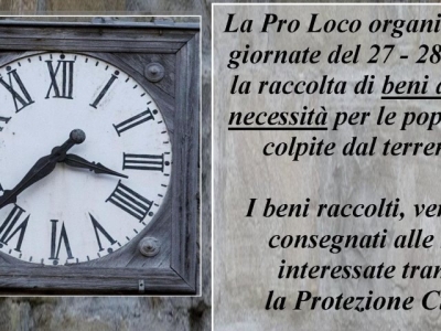Terremoto. Opi (AQ)-macchina della solidarietà concentrata su bambini