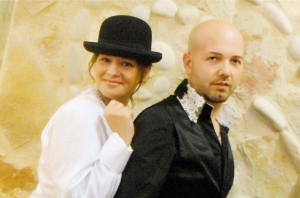 Venezia 2020, gli artisti abruzzesi Doriana Roio e Simone Racioppo incantano con il "Segno di Venere"