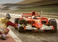 Gp. Kimi Secondo, Seb terzo e di nuovo in testa al mondiale