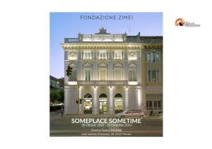 Pescara. Teatro Michetti: mostra Fondazione Zimei arte contemporanea in autunno
