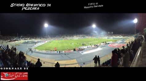 Pescara stadio chiuso fino a venerdì
