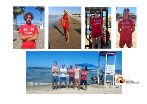 Montesilvano, Angeli del mare salvano tre persone in mare.