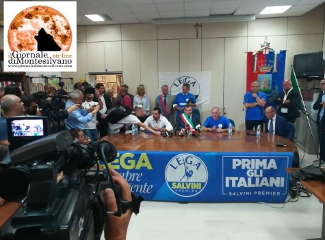 Salvini e Scordella alla conferenza stampa di Lunedì