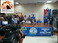 Salvini e Scordella alla conferenza stampa di Lunedì