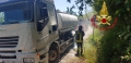 Città Sant'Angelo, scongiurata tragedia: incendio di un pneumatico di una cisterna  di gas