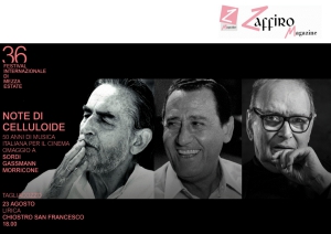 Tagliacozzo, omaggio a Alberto Sordi, Vittorio Gassmann e Ennio Morricone