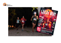 L'Aquila. Corsa di Halloween a percorso di gara con zucche, fantasmi e allestimenti a tema.