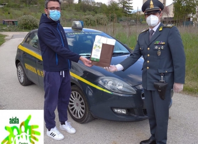 Covid19/L'Aquila. Utile gesto della Guardia di finanza per gli affetti da Sla