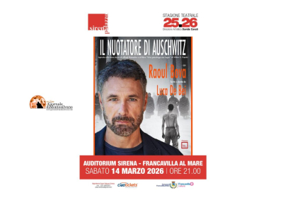 All’Auditorium Sirena, Raoul Bova con “Il nuotatore di Auschwitz”