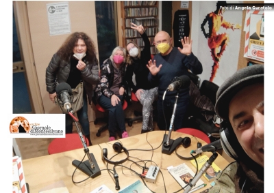 Il cast del programma insieme all'ospite della scorsa puntata Gabriele Di Camillo
