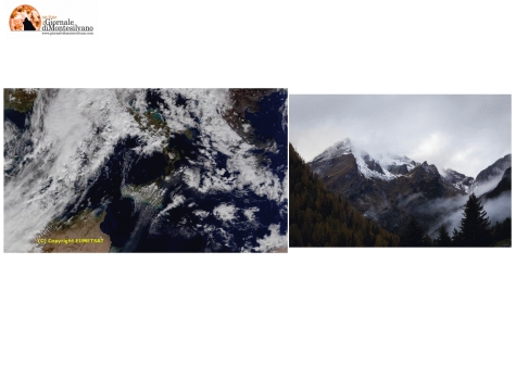 Attesa per nuova perturbazione. Neve sotto i 1200 metri