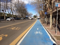 Pescara. Via De Gasperi ciclabile con monodirezionali di nuova generazione