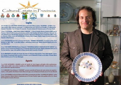 Loris Di Giovanni vice direttore del MACA di Pianella e cartellone Unpli