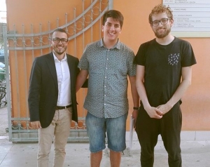 Spina e Petrangolo promotori della petizione insieme a Dante Castellano