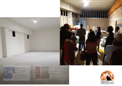 Giulianova. Deposito archeologico per il Polo Museale Civico