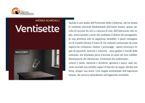 “Ventisette”, il libro di Andrea Scarchilli