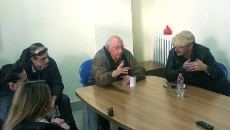 Nella foto l'artista Pep Marcheggiani