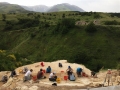 Scavi orizzonteli nella valle Giumentina