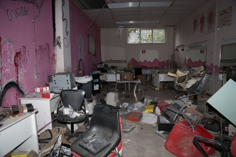al'interno della struttura 