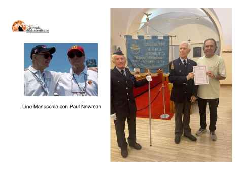Lino Manocchia, medaglie in ricordo del suo internamento in un lager nazista