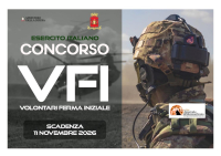 Aperto il bando per diventare Volontario in ferma iniziale dell’Esercito