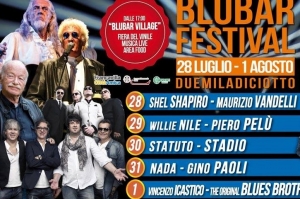 Blubar Festival 2018: Piero Pelù, Gino Paoli e Stadio
