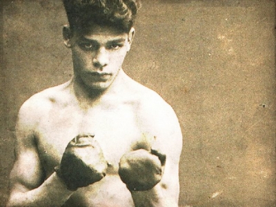 in foto il protagonista della storia, il pugile sinti trucidato dai nazisti