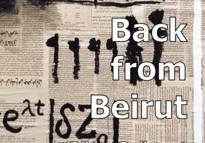 Back from Beirut
