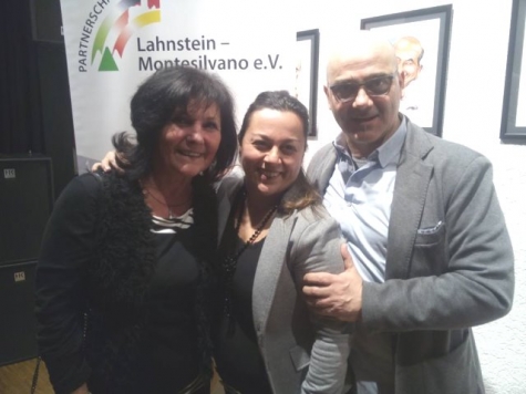 D'Agostino con Angela Di Giannatonio, sua compagna, un membro del Team Junkz