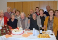 Caramanico terme auguri ad Angiolina per i 103 anni