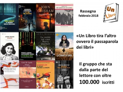 Passaparola dei libri: sul podio di febbraio Vargas, Carofiglio e Grisham.