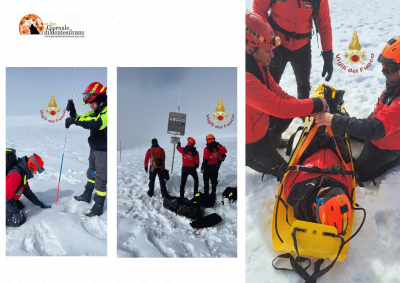 Abruzzo/Vigili del Fuoco delle 4 provincie: addestramento su neve e ghiaccio