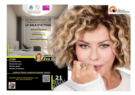 “Quello che le donne non dicono” al Flaiano di Pescara, ospite della serata Eva Grimaldi