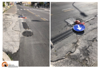 Pescara. Viale Marconi/Via Sforza-Tombini semi aperti nella corsia riservata agli autobus