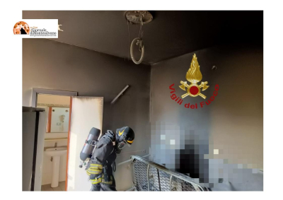 Pescara. Incendio in via C. Colombo in una struttura ricettiva