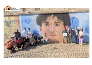 Montesilvano ricorda Marco Zitella. Il murales del 2011 rivitalizzato dall’artista Andrea Ranieri