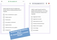 alcuni esempi delle domande e risposte a numero chiuso proposte