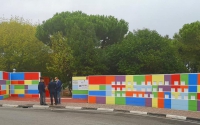 Montesilvano, muraria di “Varcobaleno” al Parco del centro