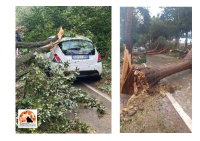 Fossacesia,  tromba marina nella prima domenica d'agosto, feriti e gravi danni.
