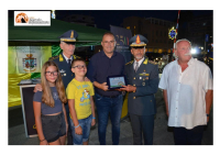 Colonnello Antonio Caputo Comandante della Guardia di Finanza di Pescara al ‘Mercatino dei Bambini’