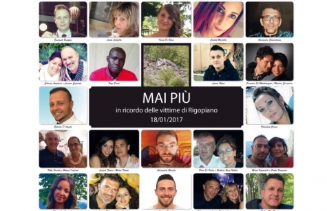 Rigopiano, “Mai più”. A un anno dalla tragedia, nessuno dimentica.