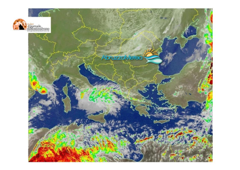 Instabilità anche sulla costa e impulsi aria fredda martedì