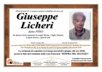 Alleanza Verdi e Sinistra Abruzzo esprime vicinanza a Daniele Licheri, segretario regionale di Sinistra Italiana, per la perdita del suo papà Giuseppe.
