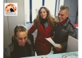 Sandro Orsiena e staff a lavoro
