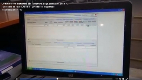 Sorteggio elettronico in diretta