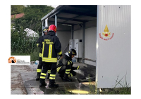 Montesilvano/Riviera. Incendio distrugge il quadro elettrico di un locale