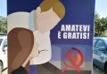 Montesilvano, deturpata opera di Fabrizi, regalo alla città. "Continuate ad amarvi"