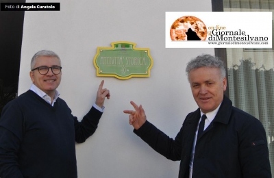 Paolo Agnellini titolare de La Vignia e Carlandrea Falcone presidente commissione commercio