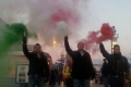 Momenti del corteo lungo la Vestina