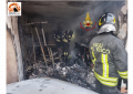 Spoltore scoppia incendio in un'abitazione in via Iseo.